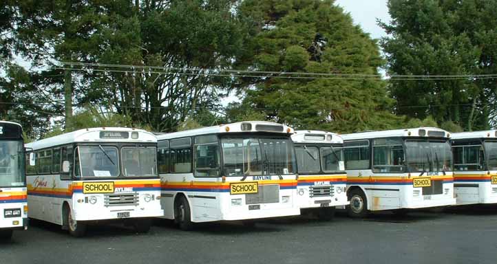 Bayline Bristol RELL6L NZMB-Hess 15 & 16 and Bedford NFM NZMB Commuter 18 & 55